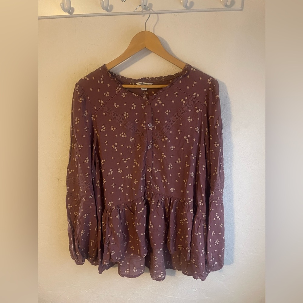 American Eagle Mauve Women's Top XXL